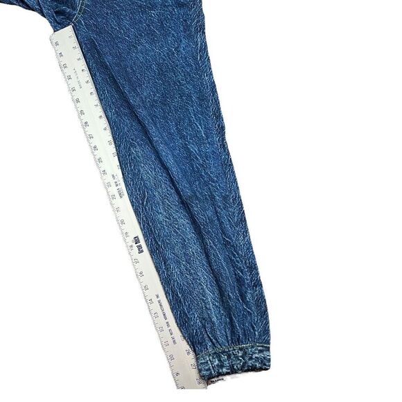 BLANKNYC‎ Womens S Blue Dark Wash High Rise Easy Come Easy Go Tapered Leg Jogger - Picture 3 of 13